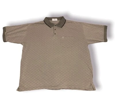 Penguin Polo Shirt Large golf XL Sport Brown Perry Ellis Munsingwear L tennis - Image 1 of 4