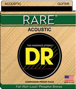 DR Strings RPBG-12-56 RARE Phosphor-Bronze Acoustic Bluegrass 12-56 Strings Set - Foto 1 di 12