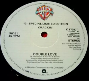 Crackin' Double Love 12"UK ORIG Ltd Ed '78 Warner Bros K 17297T Disco Funk VINYL - Bild 1 von 3