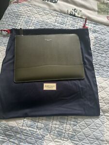 Aspinal Of London City Leather Folio Case Green RRP£195