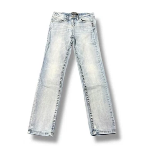 Silver Jeans Girls Sasha Fit Denim Blue Jeans Light Wash Skinny Size 12  - Picture 1 of 11