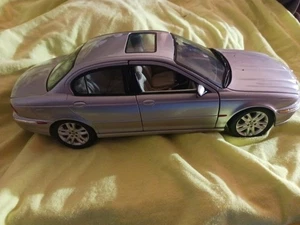 2001 Maisto Die-Cast 1:18 Scale Jaguar X-Type Silver Car Amazing Detail! - Bild 1 von 8