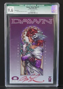 Dawn Three Tiers #1 CGC 9.6 Michael Linsner signed 2003 Image - Bild 1 von 3