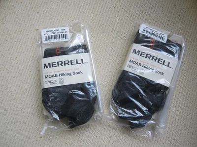 2 x New In Package - MERRELL MOAB Hiking Socks - Size M/L - Image 1 of 4