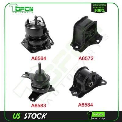Front Left Right Engine Motor & Trans Mount For 1999-2001 Honda Accord Ex Sedan - Image 1 of 4