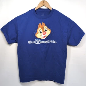 Walt Disney World Chip and Dale Shirt Men L Blue Graphic Tee Vintage Style - Bild 1 von 6