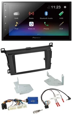 Pioneer USB Bluetooth DAB 2DIN Lenkrad Autoradio für Toyota RAV 4 ab 2013 - Bild 1 von 4