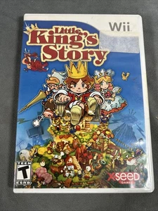 Little King's Story (Nintendo Wii, 2009) Estuche Áspero Sin Manual PROBADO FUNCIONANDO - Imagen 1 de 7
