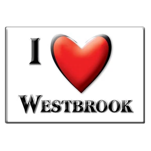 Westbrook, Middlesex County, Connecticut - Fridge Magnet I Love Usa - Picture 1 of 10