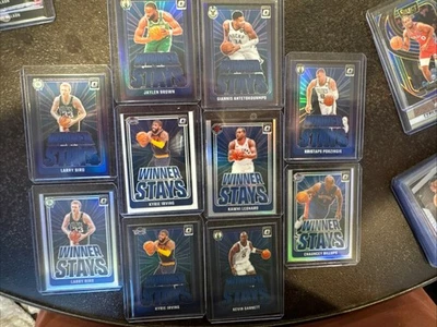 2024-25 Donruss Optic Winner Stays (10): Bird, Wade, Irving, KG…see photos - Image 1 of 4