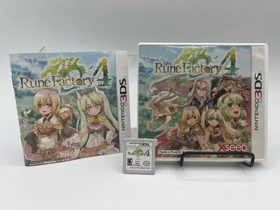 Rune Factory 4 (Nintendo 3DS, 2013) В коробке Протестирован и Работает - Изображение 1 из 4