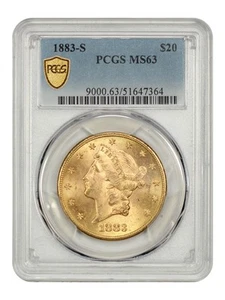 1883-S $20 PCGS MS63 - Liberty Head $20 - Picture 1 of 4