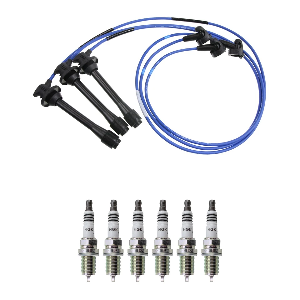 NGK 5 毫米电线套装 6 铱火花塞套件 适用于 Tacoma Tundra Limited SR5 3.4L V6 — 第 1/1 张图片