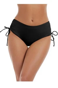 Bonneuitbebe Women's Bikini Bottoms Full Coverage Bottoms Mid Waisted  Bathing L - Picture 1 of 8