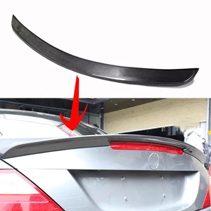 Real Carbon Fiber Rear Trunk Spoiler Wing for Benz SLK R172 2012-2015 SLK250/350 - Picture 1 of 7