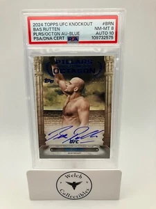 2024 Topps UFC Knockout #BRN Bas Rutten : On Card Auto : /50 : PSA 8 Auto 10 - Picture 1 of 2