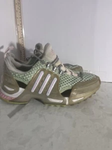 2005 Adidas Climacool Shoes Womens Size 9-10 Green Running Sneakers RARE - Picture 1 of 5