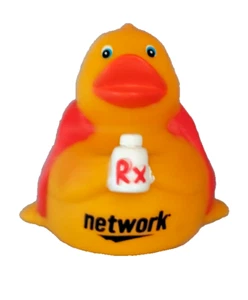 Goodview Yellow and Red Rubber Duck Pharmacy Prescription Rx Network Jeep Life - Picture 1 of 5