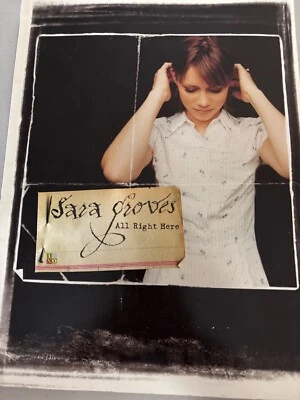 All Right Here SARA GROVES Christian Sheet Music Songbook Piano Score Chords - Image 1 of 4