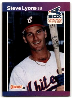 1989 Donruss Steve Lyons P Chicago White Sox #253 - Image 1 of 2