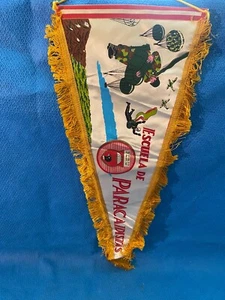 Banderín vintage Escuela de Paracaidistas Perú - Imagen 1 de 5