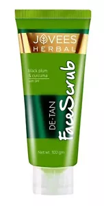 Jovees Herbal De-Tan Face Scrub For Tan Removal, 100g All Skin Types - Picture 1 of 7