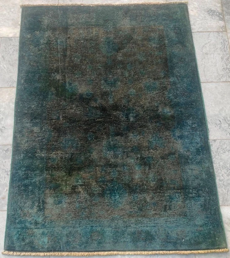 3x4 Vintage Afghan Handmade Bedroom Rug Tribal Home Décor Gabbeh Wool Kilim Rug - Image 1 of 4