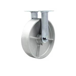 8 Inch Semi Steel Cast Iron Wheel Rigid Caster with Bronze Bearing SCC - Picture 1 of 4