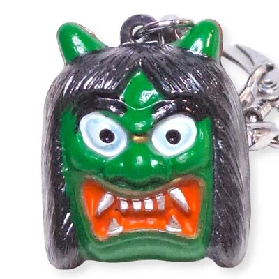 Японский брелок Akita Namahage Bell Oni Demon Devil 2Face Head Hannya Lucky N3 - Изображение 1 из 4