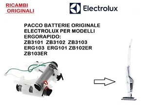 BATTERIE ACCUMULATORI ORIGINALI ASPIRAPOLVERE ERGORAPIDO ELECTROLUX ZB3102 - Foto 1 di 1