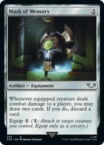 MASK OF MEMORY 243 Universes Beyond Warhammer 40000 Commander MTG Magic - Picture 1 of 1