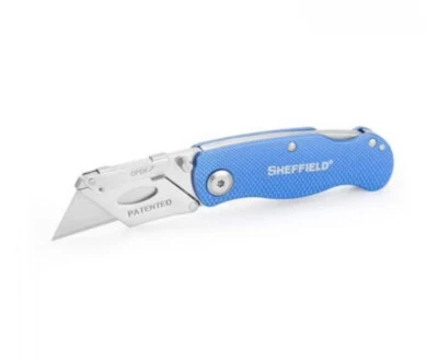 Cuchillo utilitario Sheffield 12113 Ultimate Lock Back cuchillo cortador de caja plegable Foto 1 de 3
