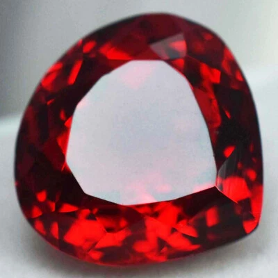 62,40 ct. Presentes de pedra preciosa solta facetada corte pera topázio vermelho sangue para aniversário - Imagem 1 de 4
