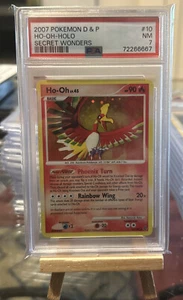 PSA Neuwertig 7 Ho-Oh 10/132 2007 Pokémon Karte Geheimnis Wunder Diamant Perle SELTENE KARTE - Bild 1 von 1