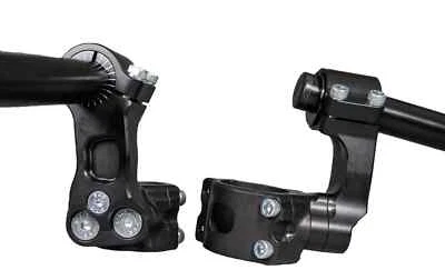 Clipones de montaje lateral Kawasaki Z650 Woodcraft 2017-2024 - 75 mm montaje excéntrico Foto 1 de 4