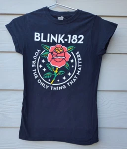 Blink-182 T-Shirt Dress Small You're the only thing Tour 2017 Punk Rock Black - Picture 1 of 18