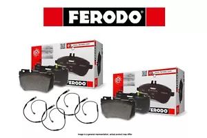 JUEGO DE PASTILLAS Y SENSORES DE FRENO DE DISCO DELANTEROS + TRASEROS Ferodo Premium FE111505 - Imagen 1 de 1