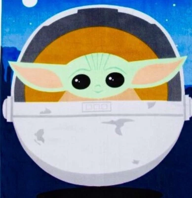 Star Wars *Toalla de playa Gogu The Mandalorian 100 % algodón 28 pulgadas X 58 pulgadas nueva. Foto 1 de 4