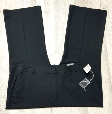Worthington Curvy Trouser Pants Women's High Rise Black Size 18 NEW - Image 1 of 4