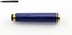 Older Pelikan D600 Pencil Pen Top Part in Black-Blue without clip (two chicks) - Picture 1 of 7