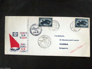 Países Bajos ~ ¡Primera cubierta de vuelo de KLM a Bulgaria 1964! - Imagen 1 de 7