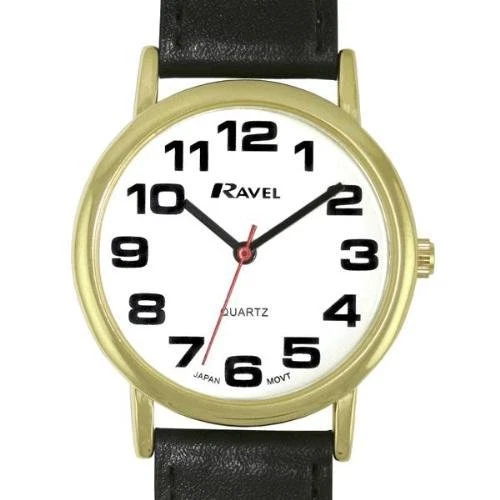 Ravel R0105.05.1 Gents Easy Read Watch with pu Croc Leather Extra Long Strap - Image 1 of 1