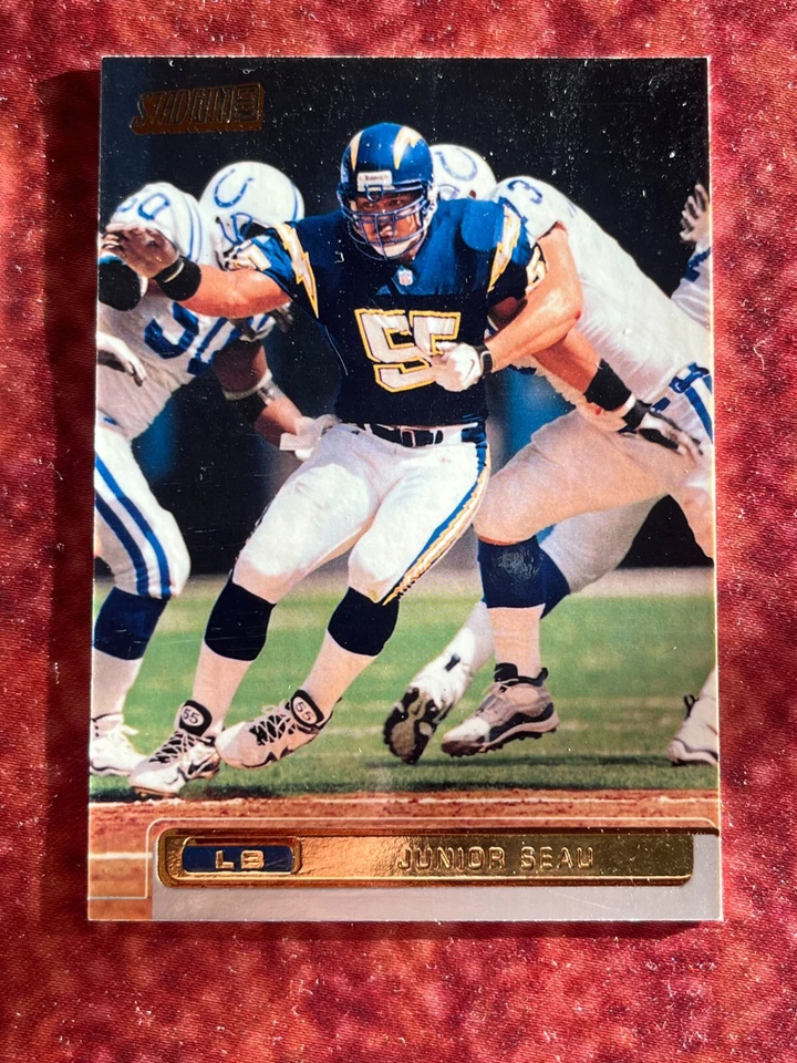 Junior Seau football cards variety take your pick - Image 1 of 1