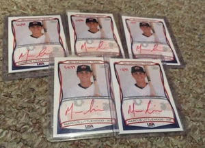 Marcus Littlewood 2010 Topps USA Red /99 Auto Autograph Rookie Seattle Mariners - Picture 1 of 2