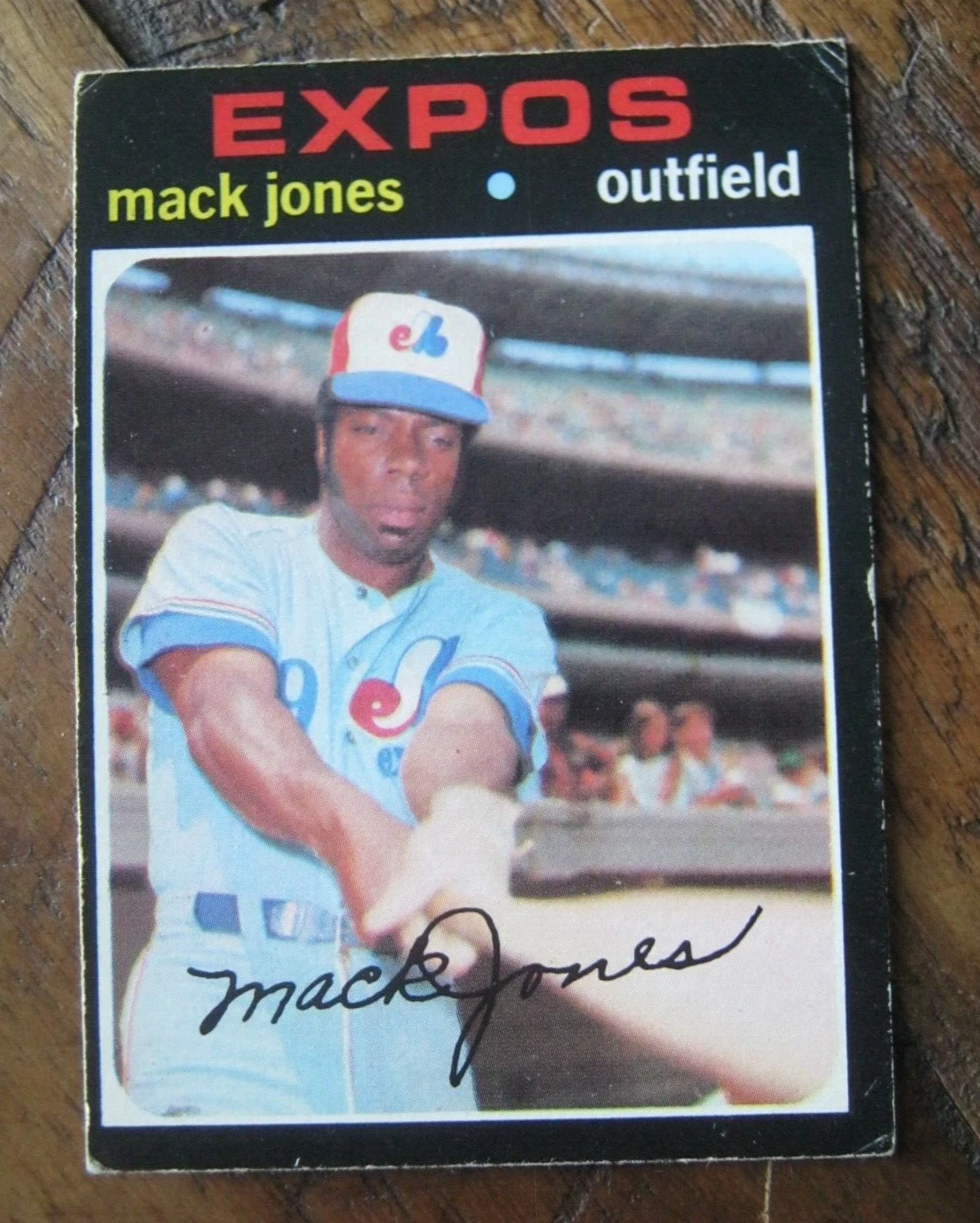 1971 OPC O Pee Chee #142 Mack Jones Montreal Expos Mayor of Jonesville CD 2 ZB3