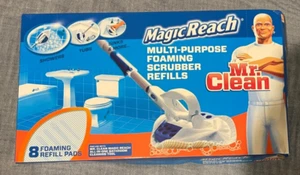 MR CLEAN Magic Reach Multi-Purpose Foaming Scrubber 8 Pack Refill NEW NIB - Picture 1 of 5
