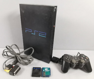 CONSOLE PLAYSTATION 2 SONY Jeux Video Manette Memory Card Retrogaming Loisirs U