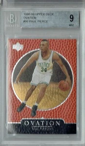 BGS 9 Mint Paul Pierce 1998 Upper Deck Ovation #80 Rookie Card - Picture 1 of 1