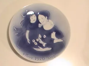 1970 MOTHER'S DAY PLATE First Edition DENMARK Svend Jensen Mors Dag MINT - Picture 1 of 2