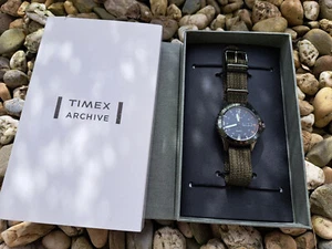 TIMEX ARCHIVE Field Quartz Watch - orig. box - 100m WR - VINTAGE REISSUE - Bild 1 von 19